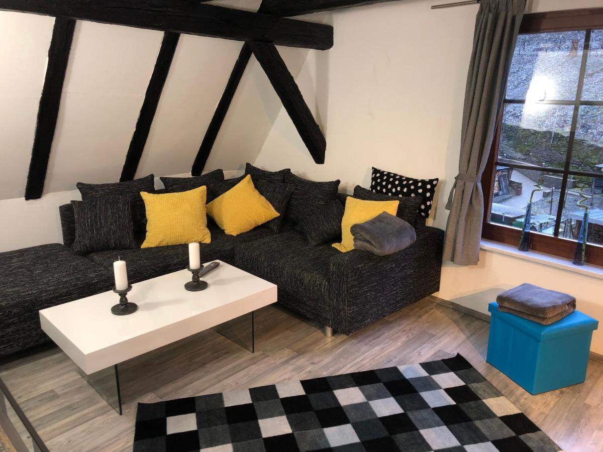Schoene Ferienwohnung Altes Gebaelk Fachwerkhaus 巴哈拉赫 外观 照片