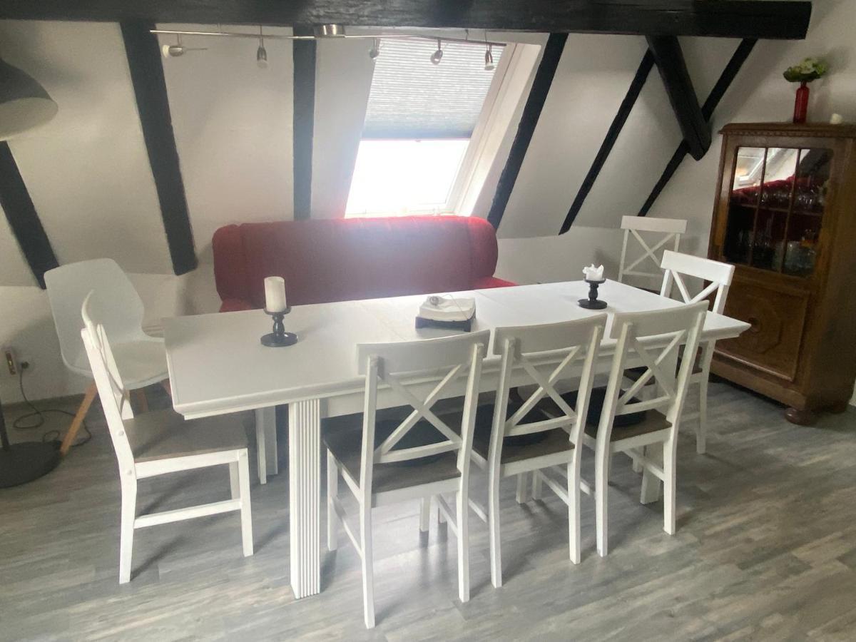Schoene Ferienwohnung Altes Gebaelk Fachwerkhaus 巴哈拉赫 外观 照片